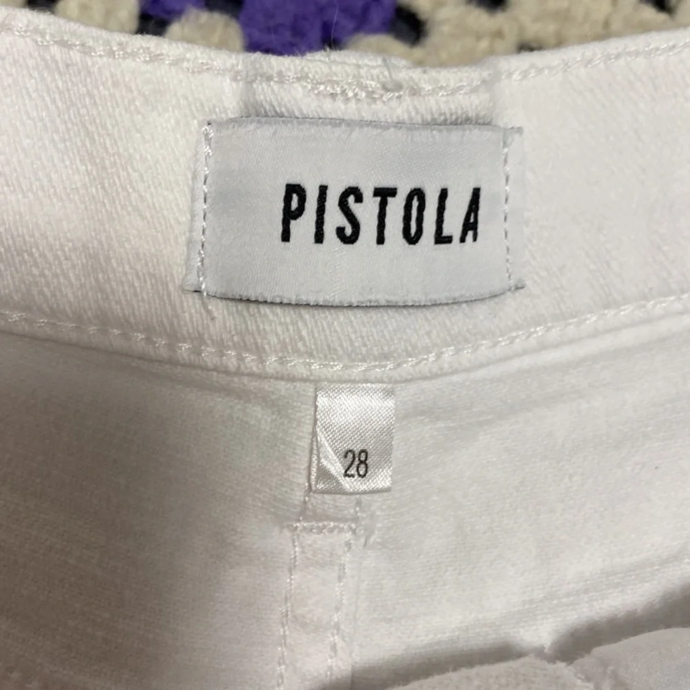 Pistola white denim frayed shorts - Picture 5 of 7